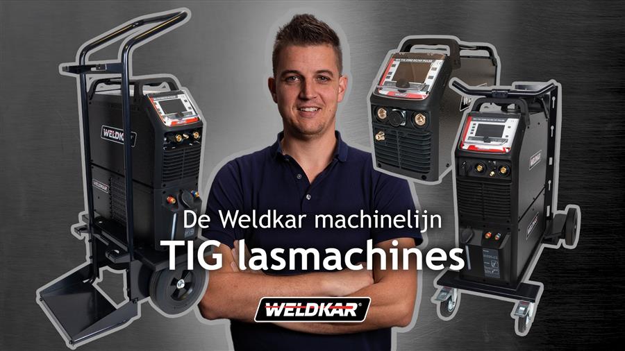 Weldkar TIG machines voor de camera!